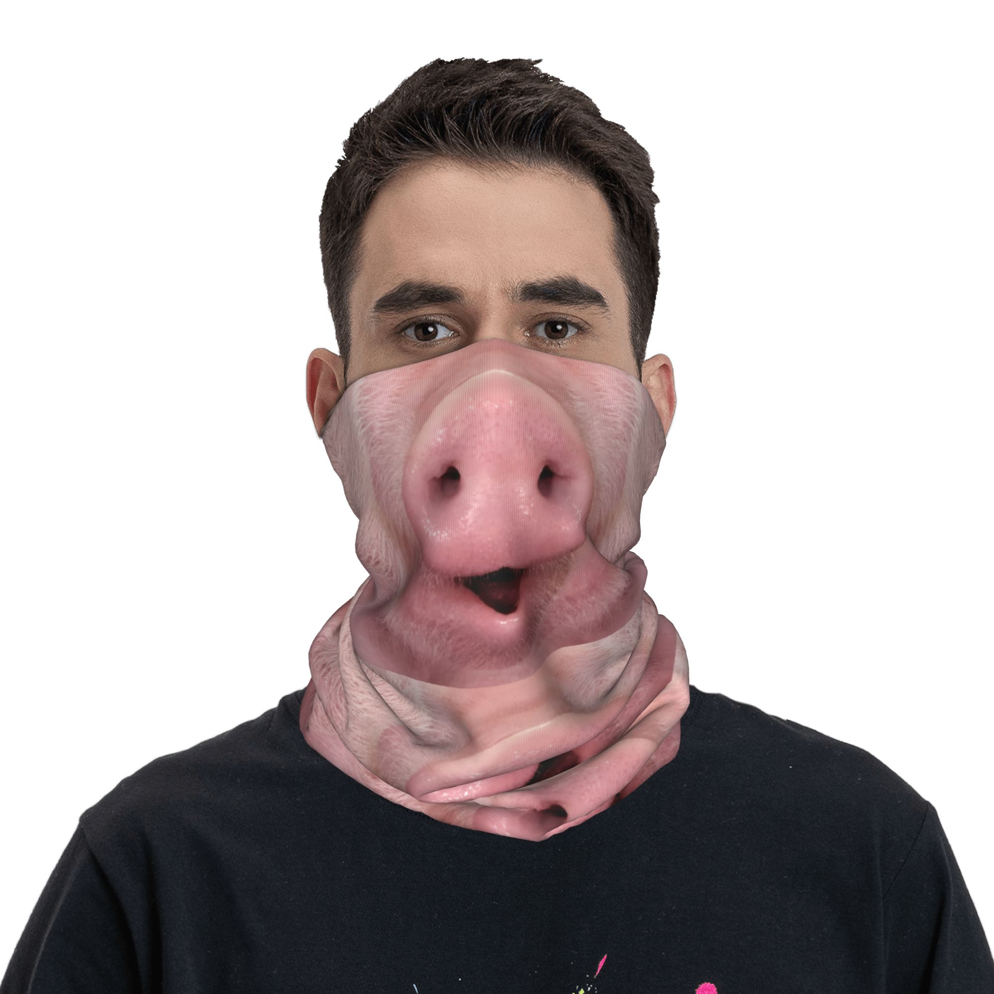 Men'S Fashion Head Scarf - Custom Animal Head Bandana Neck Gaiter