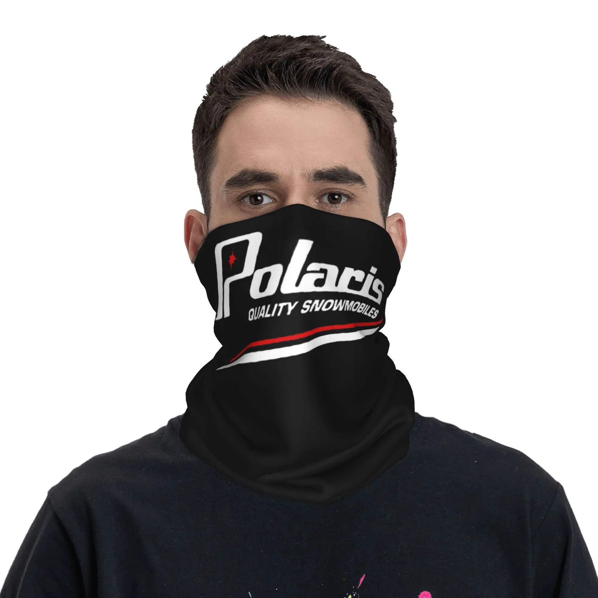 Men'S Fashion Logo - Polaris Logo Bandana Neck Gaiter Printed