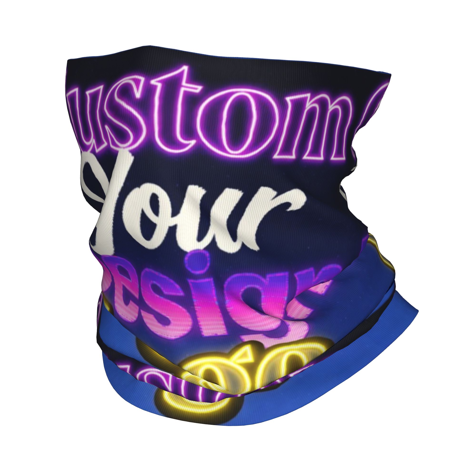 Men'S Fashion Logo - Custom Custom Your Design Logo Bandana