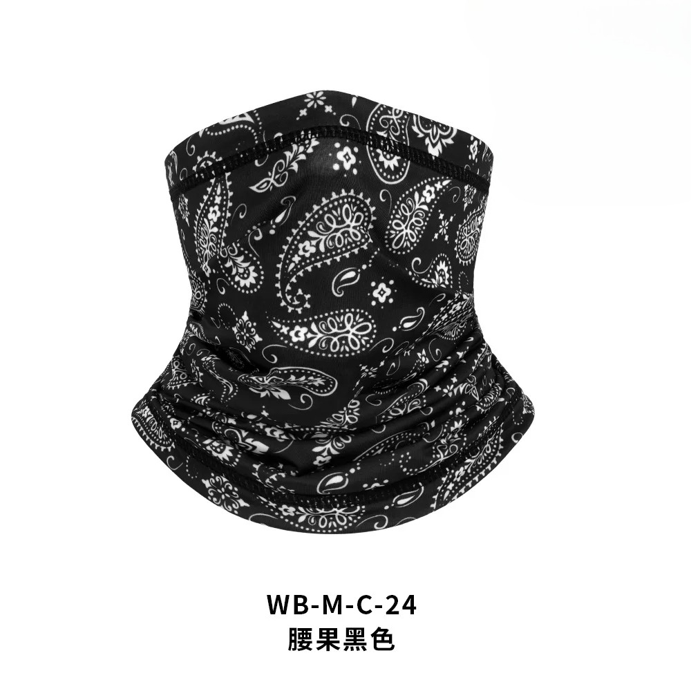 Men'S Fashion Head Scarf - Outdoor Breathable UV Protection Ice-Silk Sports