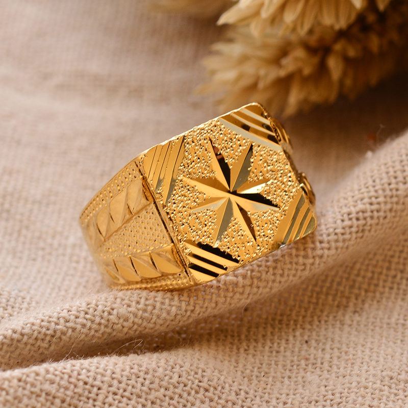 Men'S Fashion Easter - Dubai Ethiopia Gold Color Ring for