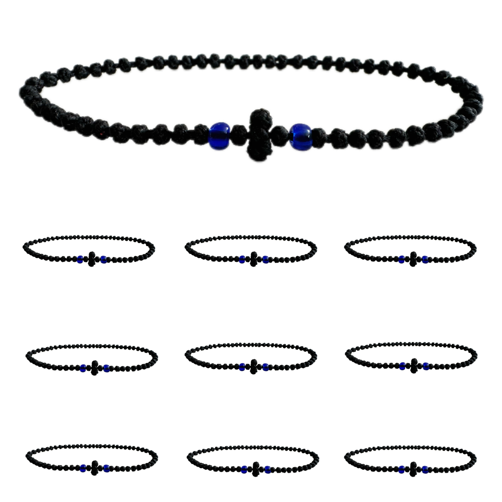 Men'S Fashion Easter - 10Pcs/Set Easter Gift Handmade Black Cross