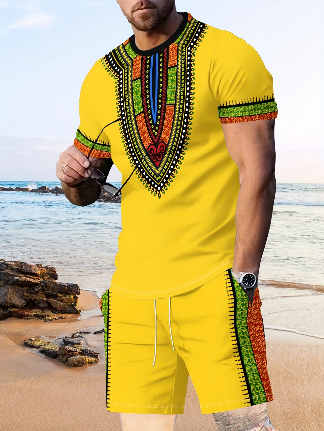 Mens Fashion Trend - New Men's Suits African Dashiki Paisley