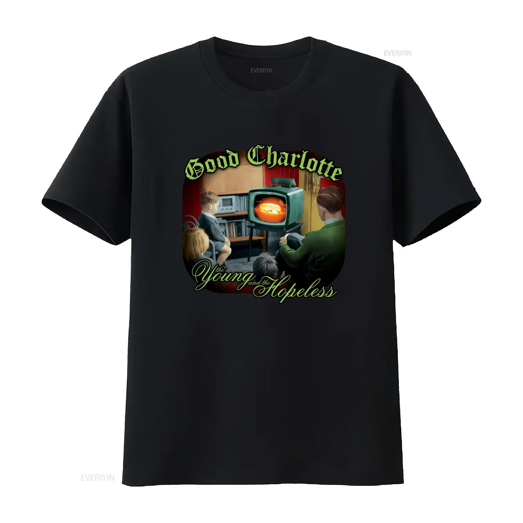 Mens Fashion Young - Good Charlotte T Shirt Young Hopeless