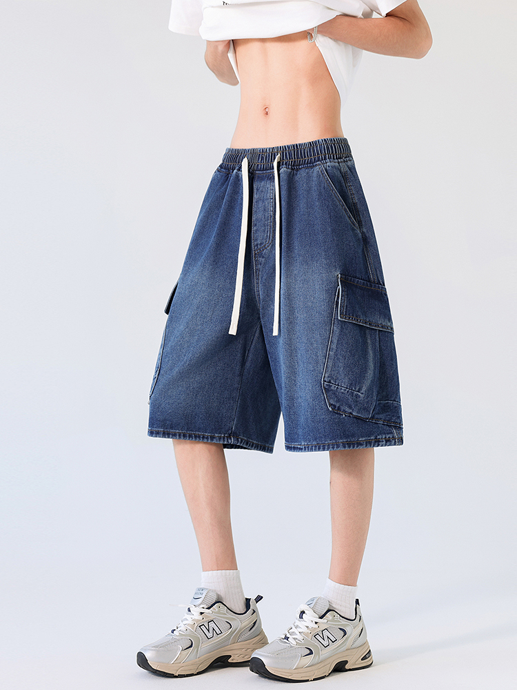Men Fashion Jeans - Cargo Shorts Men Summer Baggy Multi-pocket