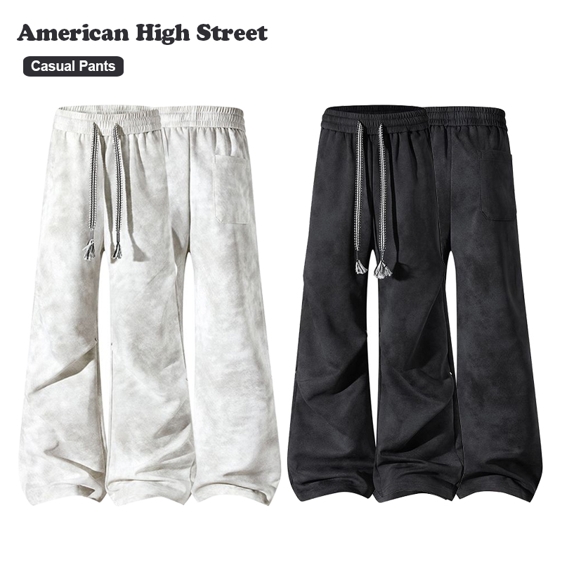 Mens Fashion Young - American High Street Straight Casual Pants