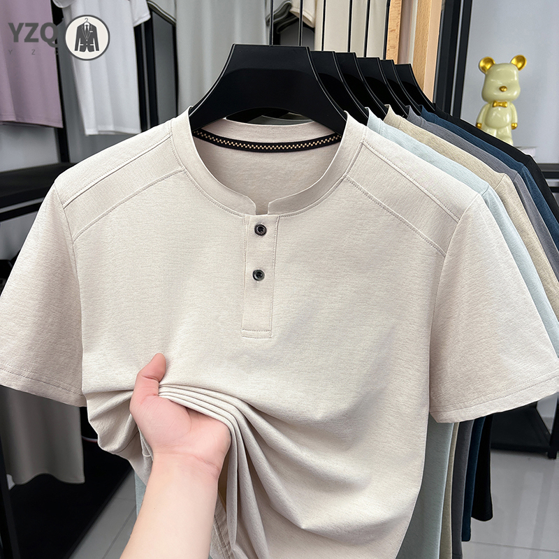 2026 Fashion Men's Henley Neck – Men'S Fashion Usa recenzja i cena