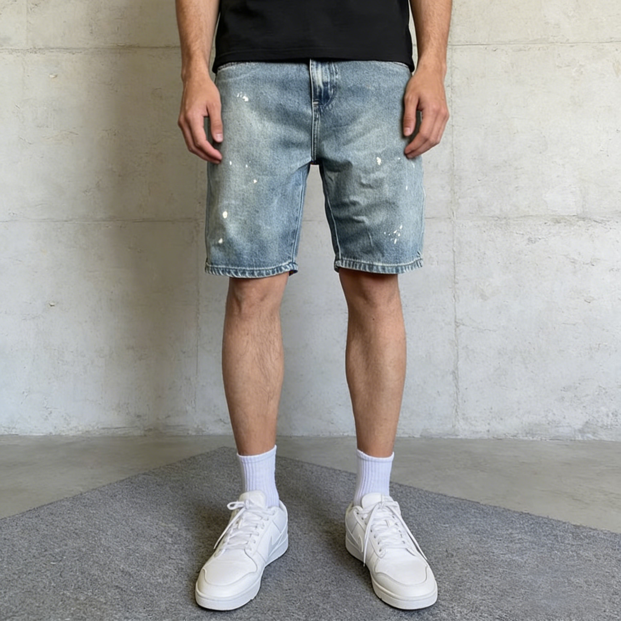 Men's Summer American High Str – Men Fashion Jeans recenzja i cena