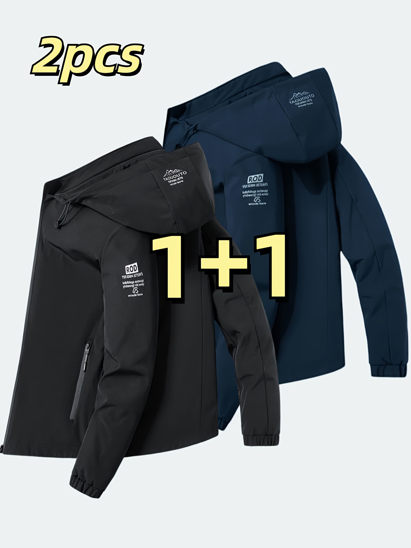 Two piece fashionable Men's wi – Men'S Fashion Zipper Jacket recenzja i cena