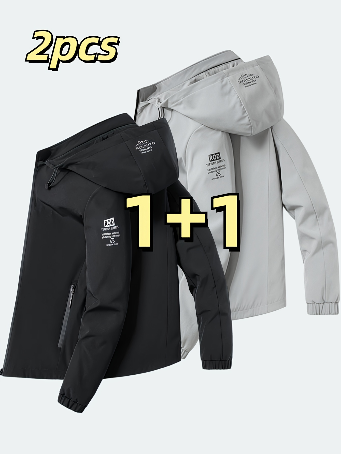 Two piece fashionable Men's wi – Men'S Fashion Zipper Jacket recenzja i cena