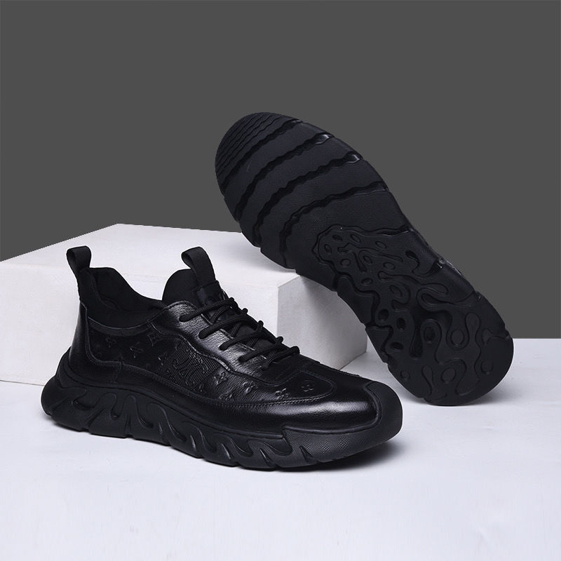 Genuine Leather Shoes Men New  – Mens Fashion Young recenzja i cena
