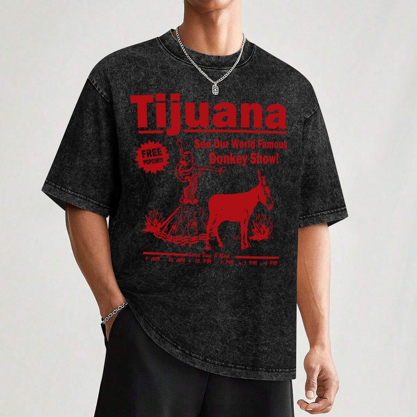 Funny Shirt - Tijuana Donkey S – Men'S Fashion Tijuana recenzja i cena