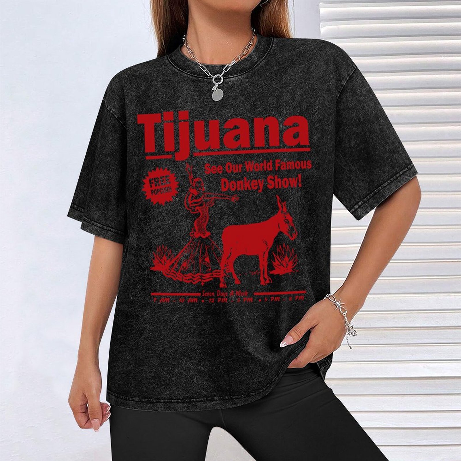 Funny Shirt - Tijuana Donkey S – Men'S Fashion Tijuana recenzja i cena
