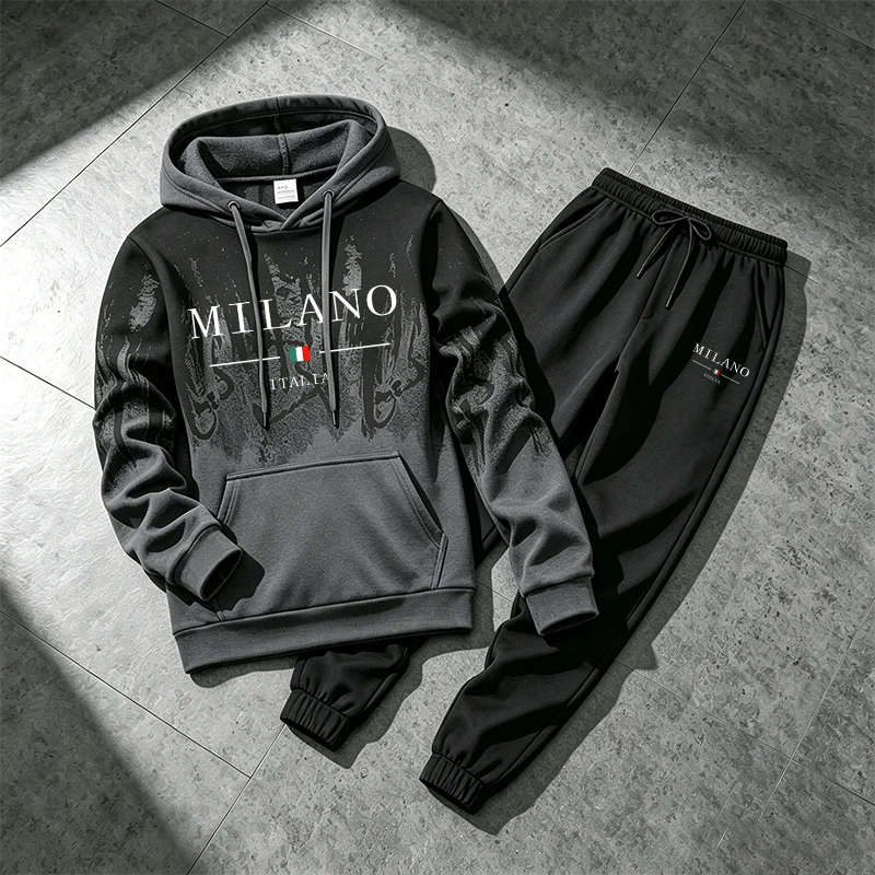 Italy Fashion Sportswear 2pcs  – Men'S Fashion Usa recenzja i cena