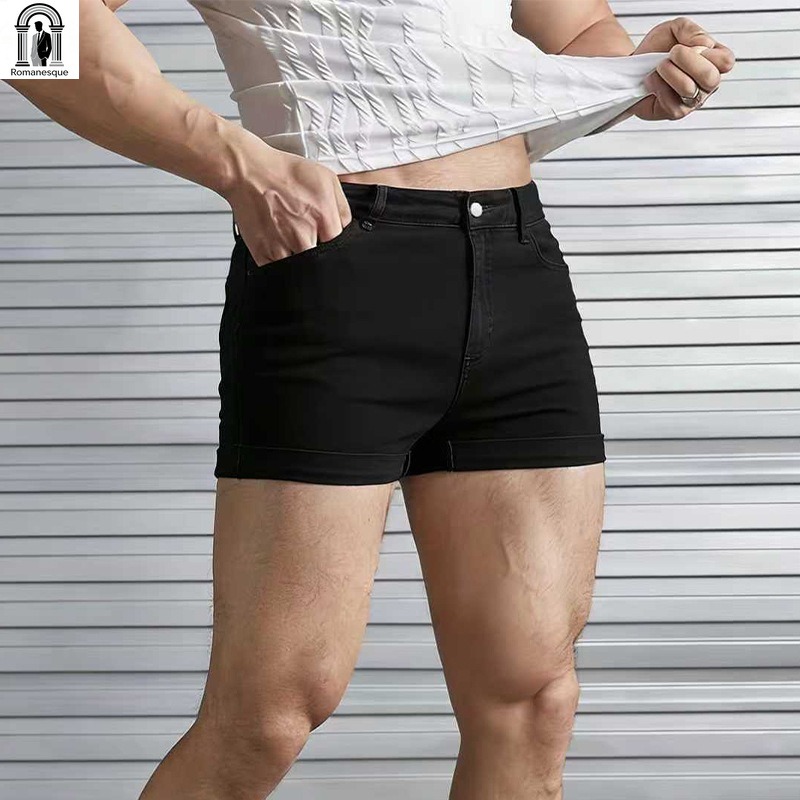 Men's Sexy Slim Fit White Deni – Men Fashion Jeans recenzja i cena