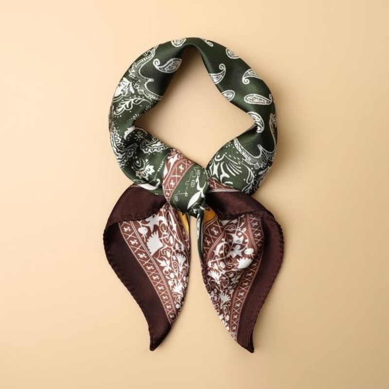 Paisley Printed Square Wrap, S – Men'S Fashion Head Scarf recenzja i cena