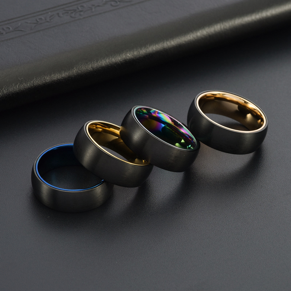 Rotating Titanium Steel Ring f – Men'S Fashion Easter recenzja i cena