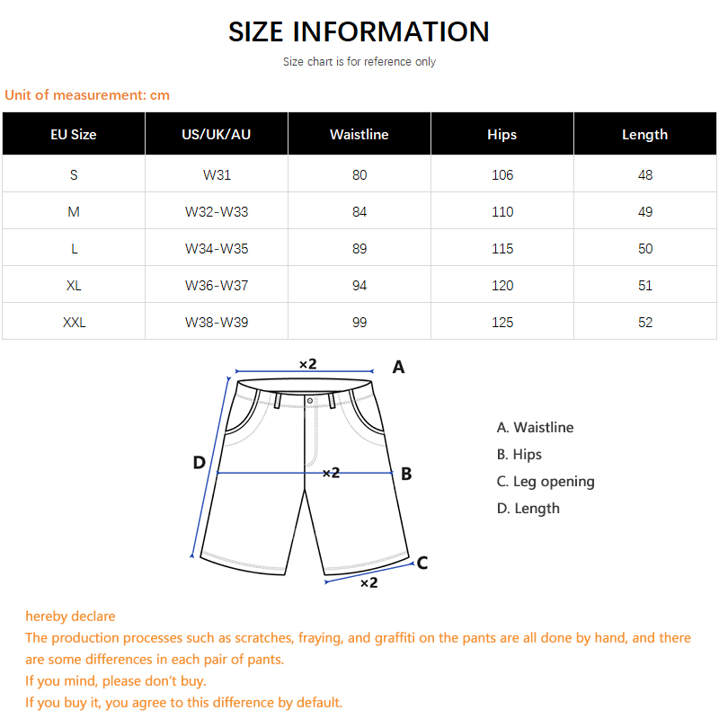 Hip-Hop Streetwear Men's Denim – Men Fashion Jeans recenzja i cena