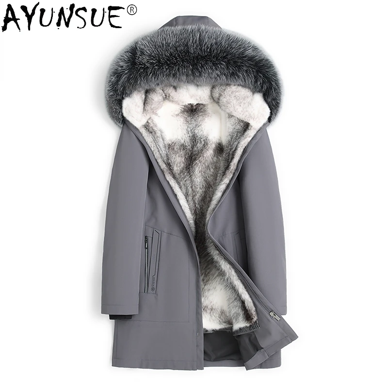 AYUNSUE Fashion Winter Jacket  – Men'S Fashion Zipper Jacket recenzja i cena