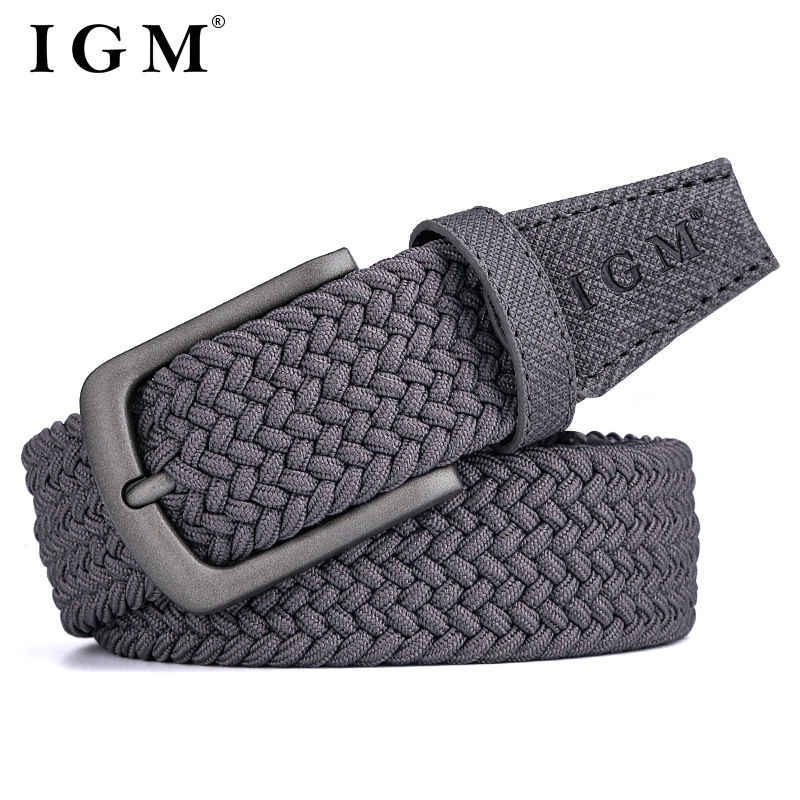 Fashion Men needle buckle  bel – Mens Fashion Dark Grey Pants recenzja i cena
