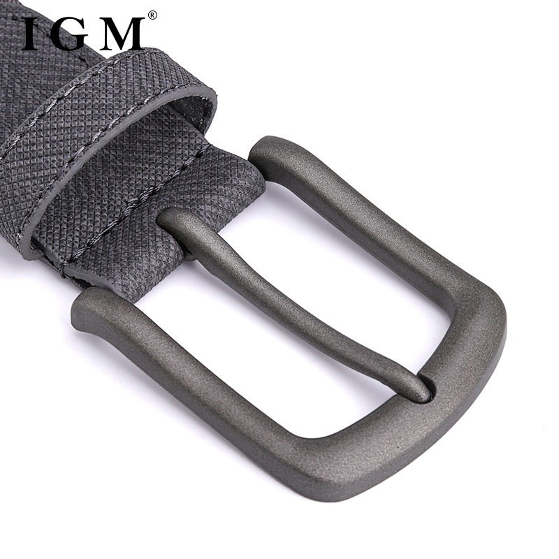 Fashion Men needle buckle  bel – Mens Fashion Dark Grey Pants recenzja i cena