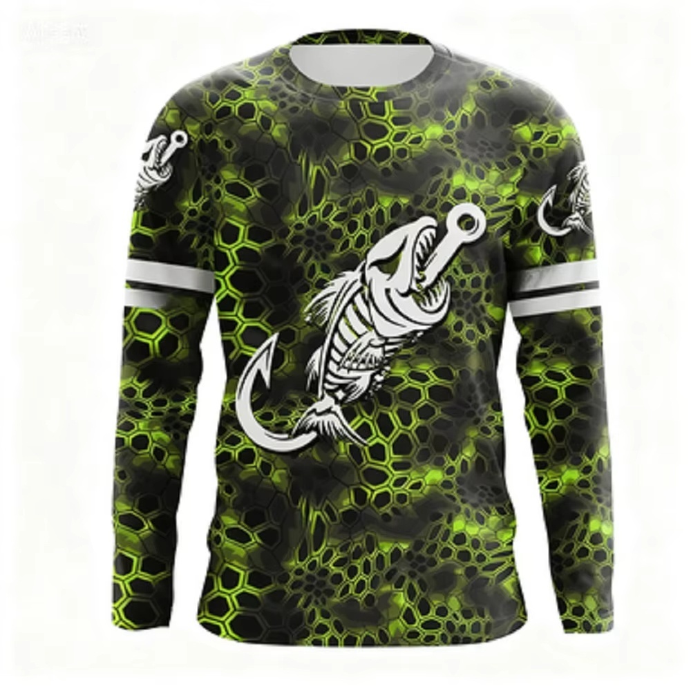 Fashionable Bass Pattern Crew  – Men'S Fashion Usa recenzja i cena