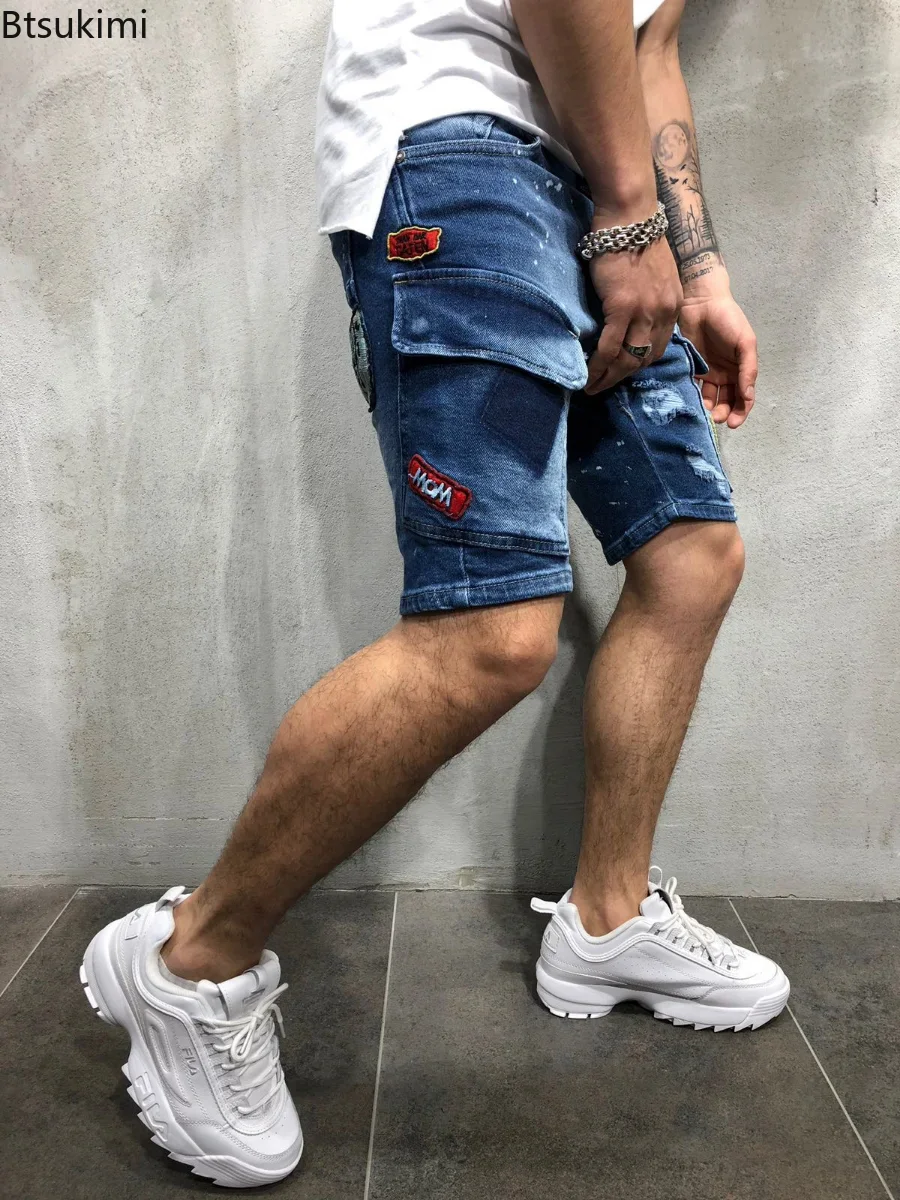 2026 Men's Summer Short Jeans  – Men Fashion Jeans recenzja i cena