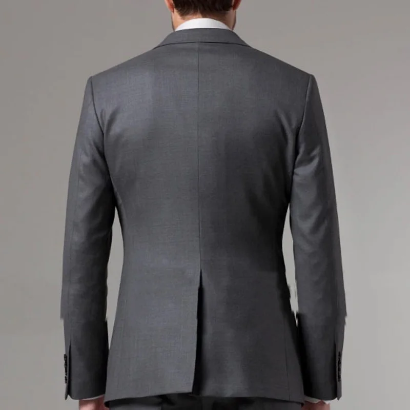 Dark Grey Slim fit Men Suits 3 – Mens Fashion Dark Grey Pants recenzja i cena