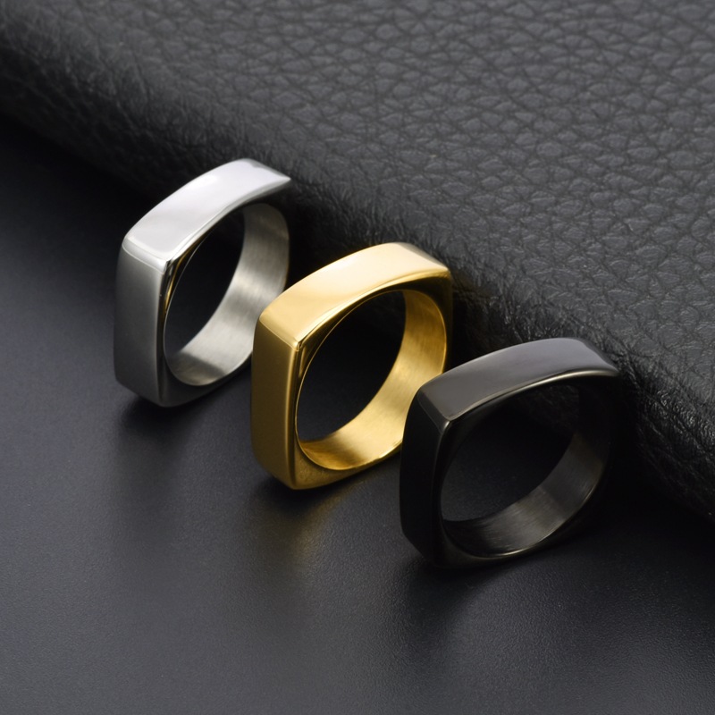 6mm Wide Square Titanium Steel – Men'S Fashion Easter recenzja i cena