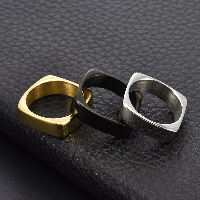 6mm Wide Square Titanium Steel – Men'S Fashion Easter recenzja i cena