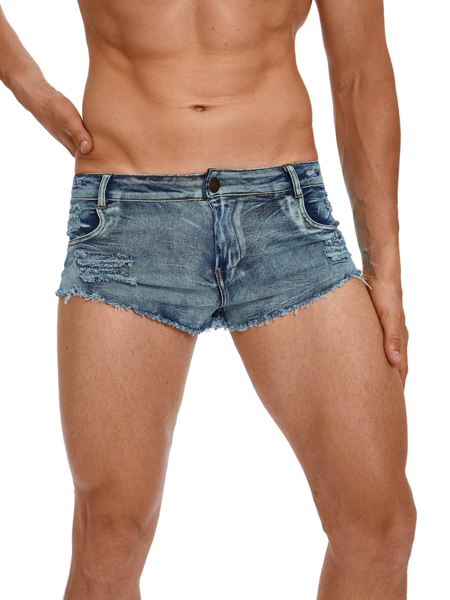 Men's Tight Low Waist Jeans Sh – Men Fashion Jeans recenzja i cena