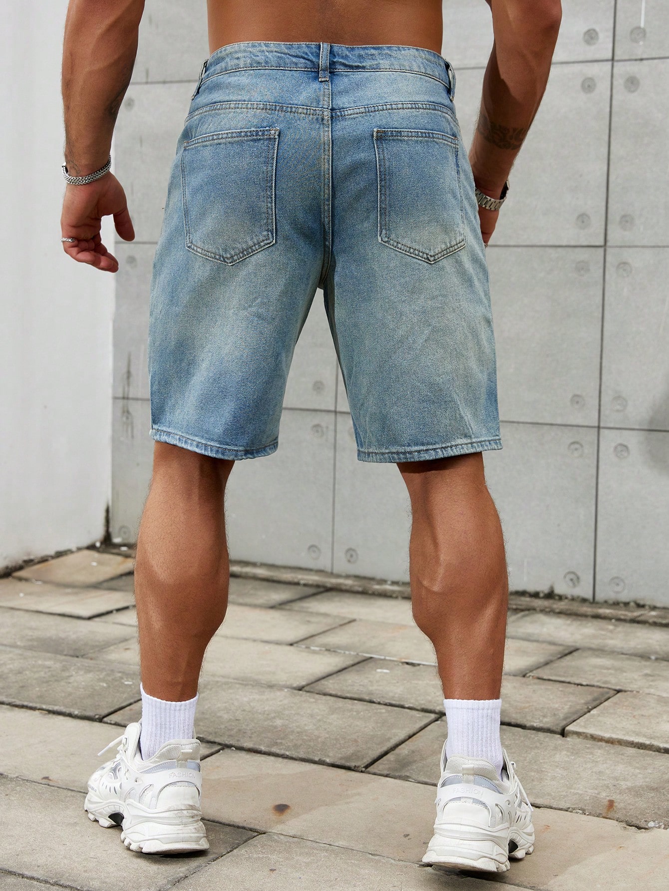 New Fashion Mens Ripped Short  – Men Fashion Jeans recenzja i cena