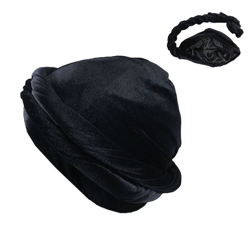 Solid Color Men's Velvet Head  – Men'S Fashion Head Scarf recenzja i cena