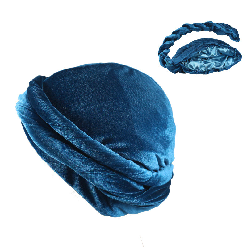 Solid Color Men's Velvet Head  – Men'S Fashion Head Scarf recenzja i cena