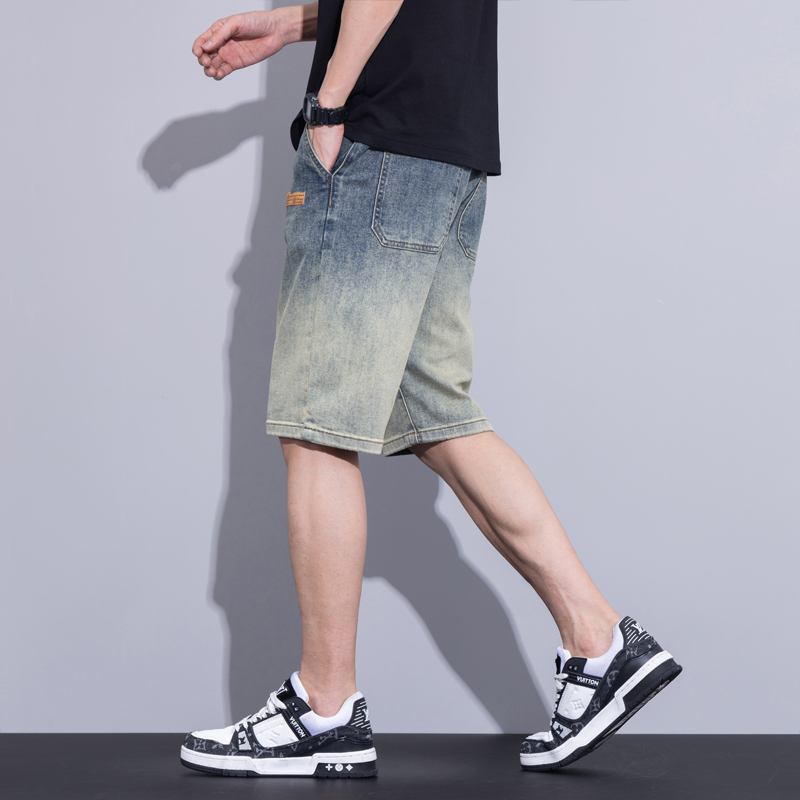 Summer Thin Men's Loose Denim  – Men Fashion Jeans recenzja i cena
