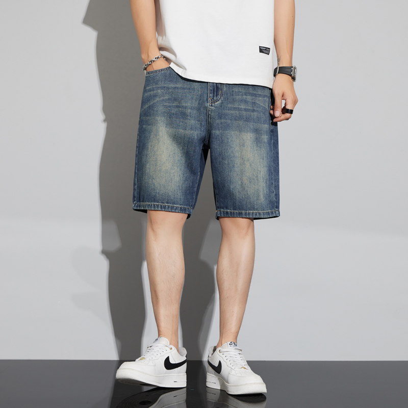 Men's Vintage Denim Shorts Sum – Men Fashion Jeans recenzja i cena