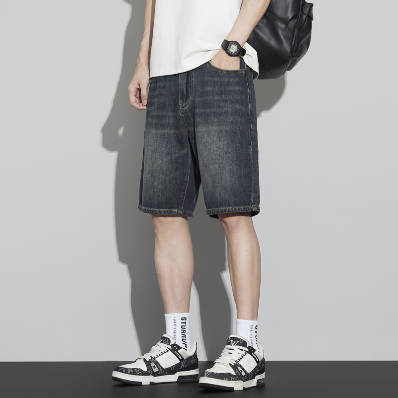 Men's Vintage Denim Shorts Sum – Men Fashion Jeans recenzja i cena