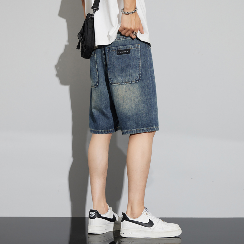 Men's Vintage Denim Shorts Sum – Men Fashion Jeans recenzja i cena