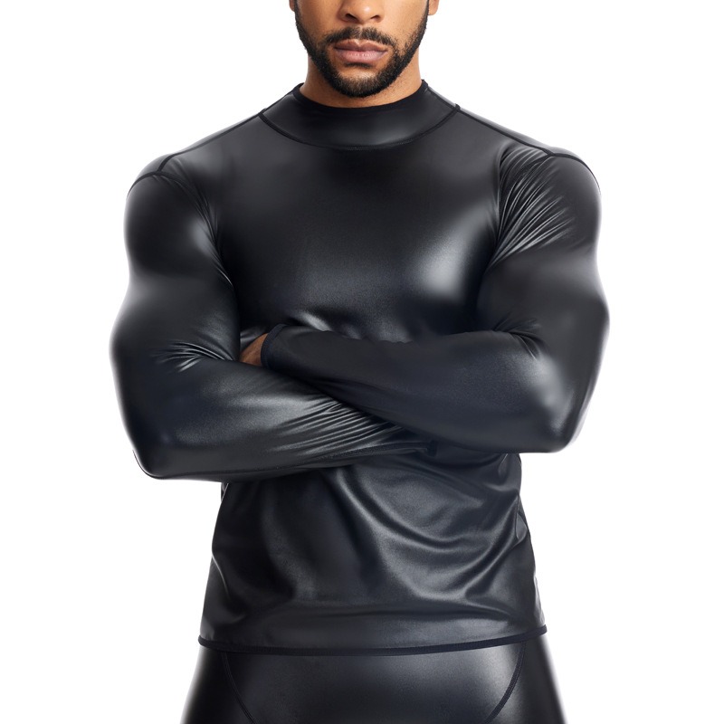 Lightweight Slim Fit PU Leathe – Mens Fashion Young recenzja i cena