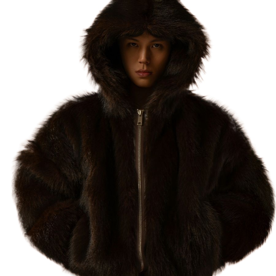 Men's Winter Warm Faux Fur Jac – Men'S Fashion Zipper Jacket recenzja i cena