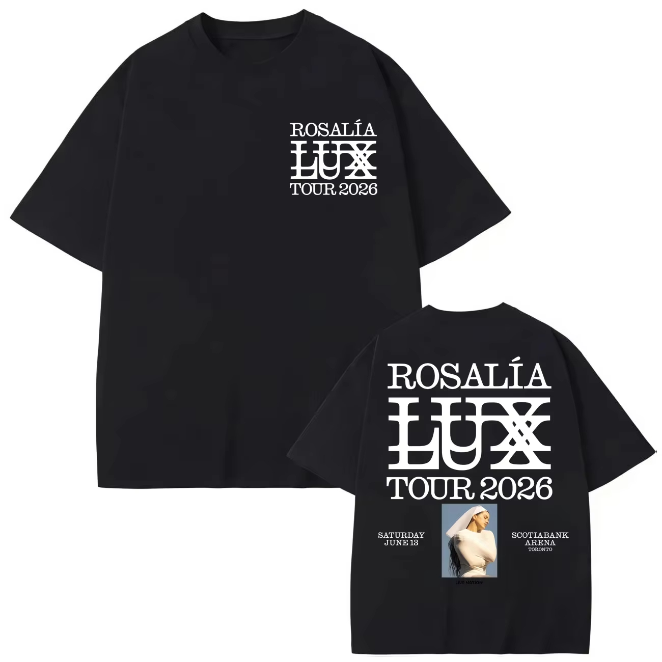 ROSALIA LUX tour T-SHIRT 2026  – Men'S Fashion Website recenzja i cena
