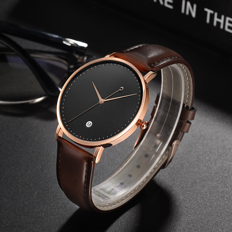 CL026  Black Rose Gold Build B – Men'S Fashion Logo recenzja i cena