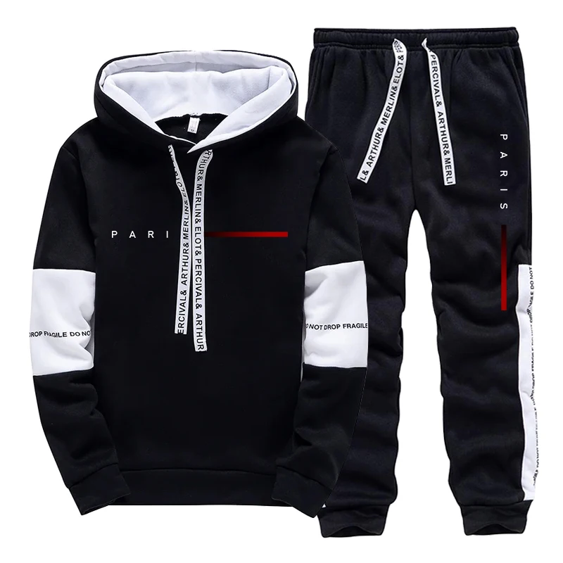 Men's Set Paris Fashion Hoodie – Men'S Fashion Usa recenzja i cena