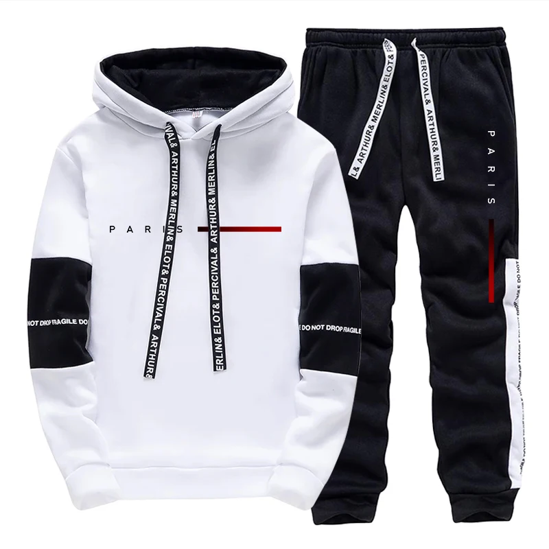 Men's Set Paris Fashion Hoodie – Men'S Fashion Usa recenzja i cena