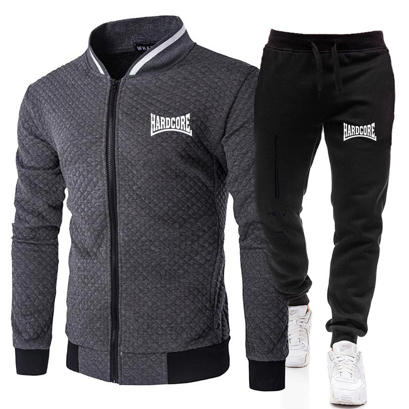 HARDCORE Spring and Autumn Men – Men'S Fashion Zipper Jacket recenzja i cena