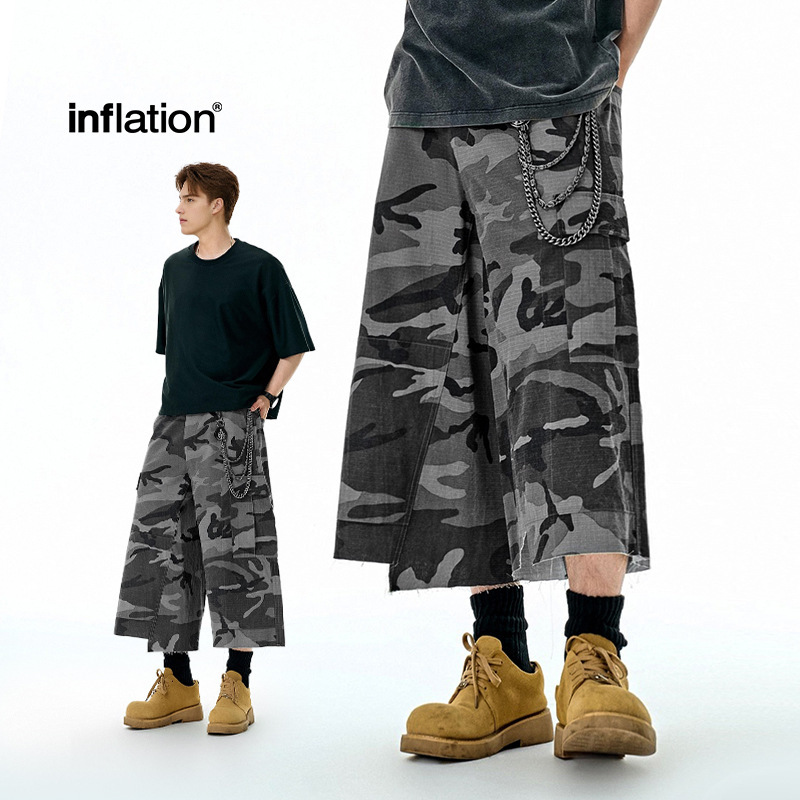 Men's Clothing Plaid Camouflag – Mens Fashion Dark Grey Pants recenzja i cena