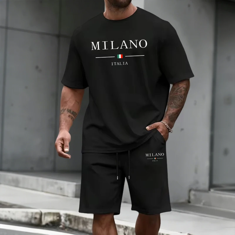 Men's Tracksuit Short Sleeve T – Mens Fashion Trend recenzja i cena