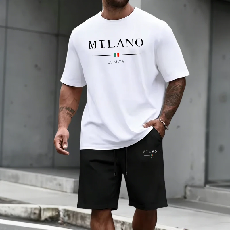 Men's Tracksuit Short Sleeve T – Mens Fashion Trend recenzja i cena