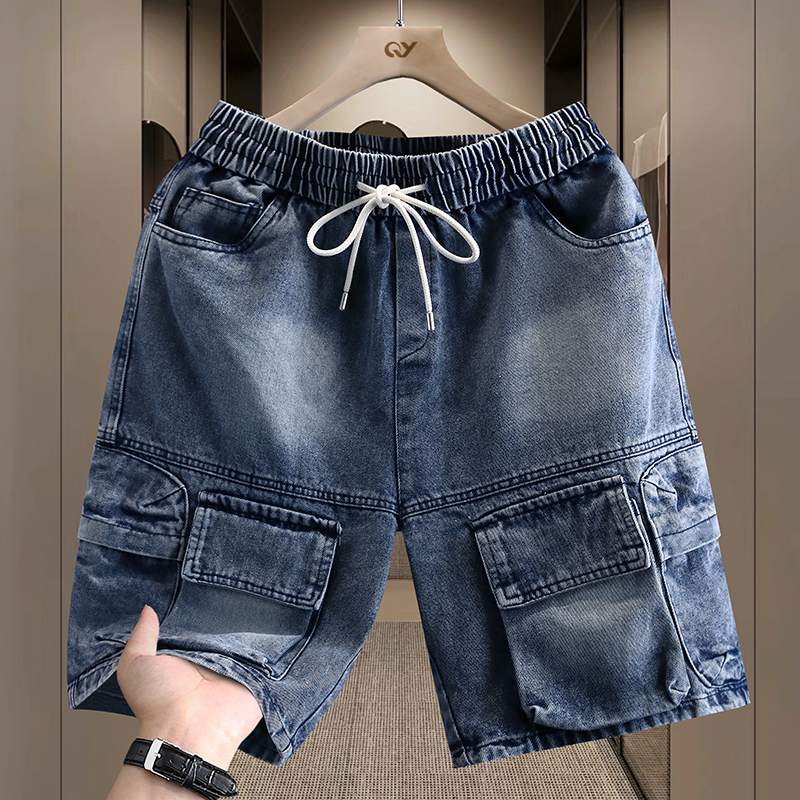 Men's Cargo Shorts New Summer  – Men Fashion Jeans recenzja i cena
