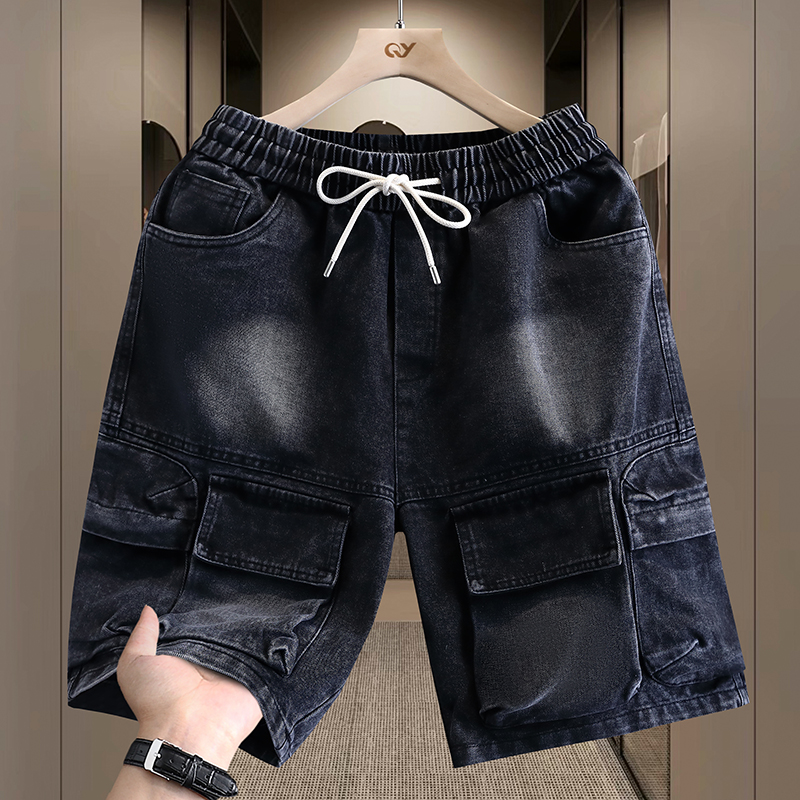 Men's Cargo Shorts New Summer  – Men Fashion Jeans recenzja i cena
